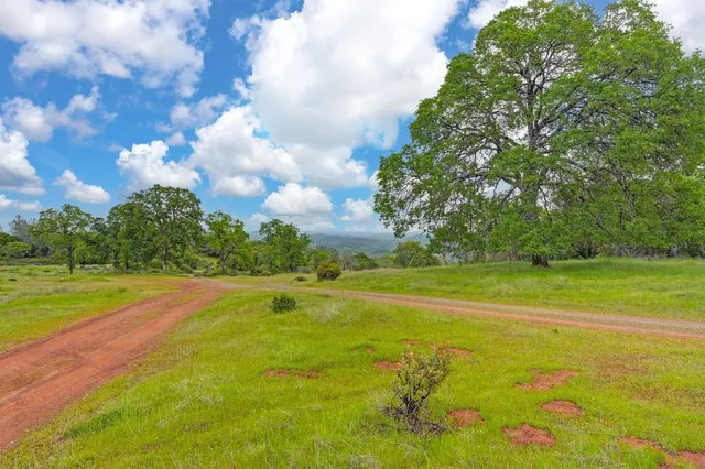 a view of a lake and mountain