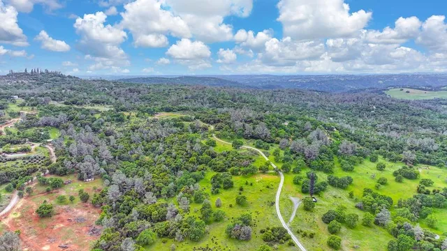 a view of a yard with an outdoor space