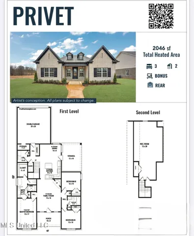 $348,900 | 582 Bolivar Drive, Nesbit, MS 38651