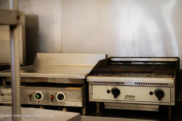 a close view of stove