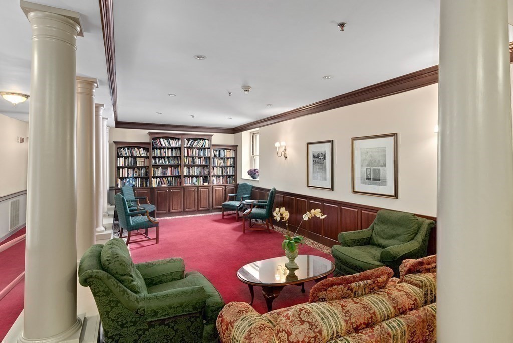 65 Glen Road, Unit H2 Brookline, MA 02445 - Photo 29 of 34 a living room with furniture and floor to ceiling window