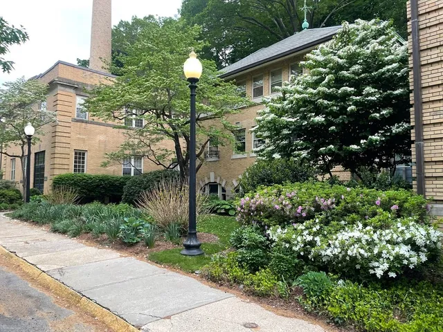 a front view of a house having yard