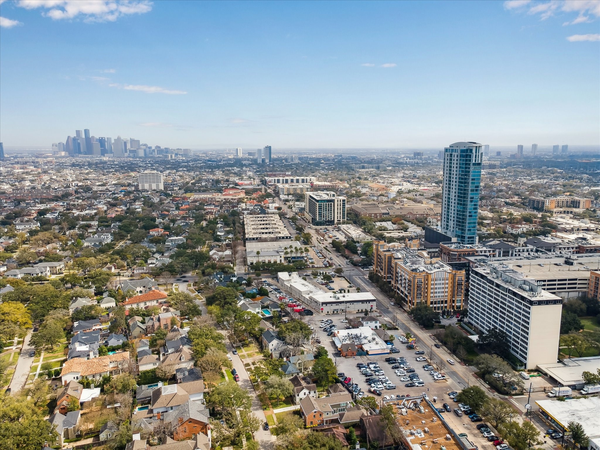 2701 Westheimer Road, Unit PHW Houston, TX 77098 - Photo 21 of 40 Aerial Regency House, Westheimer and Kirby areas.