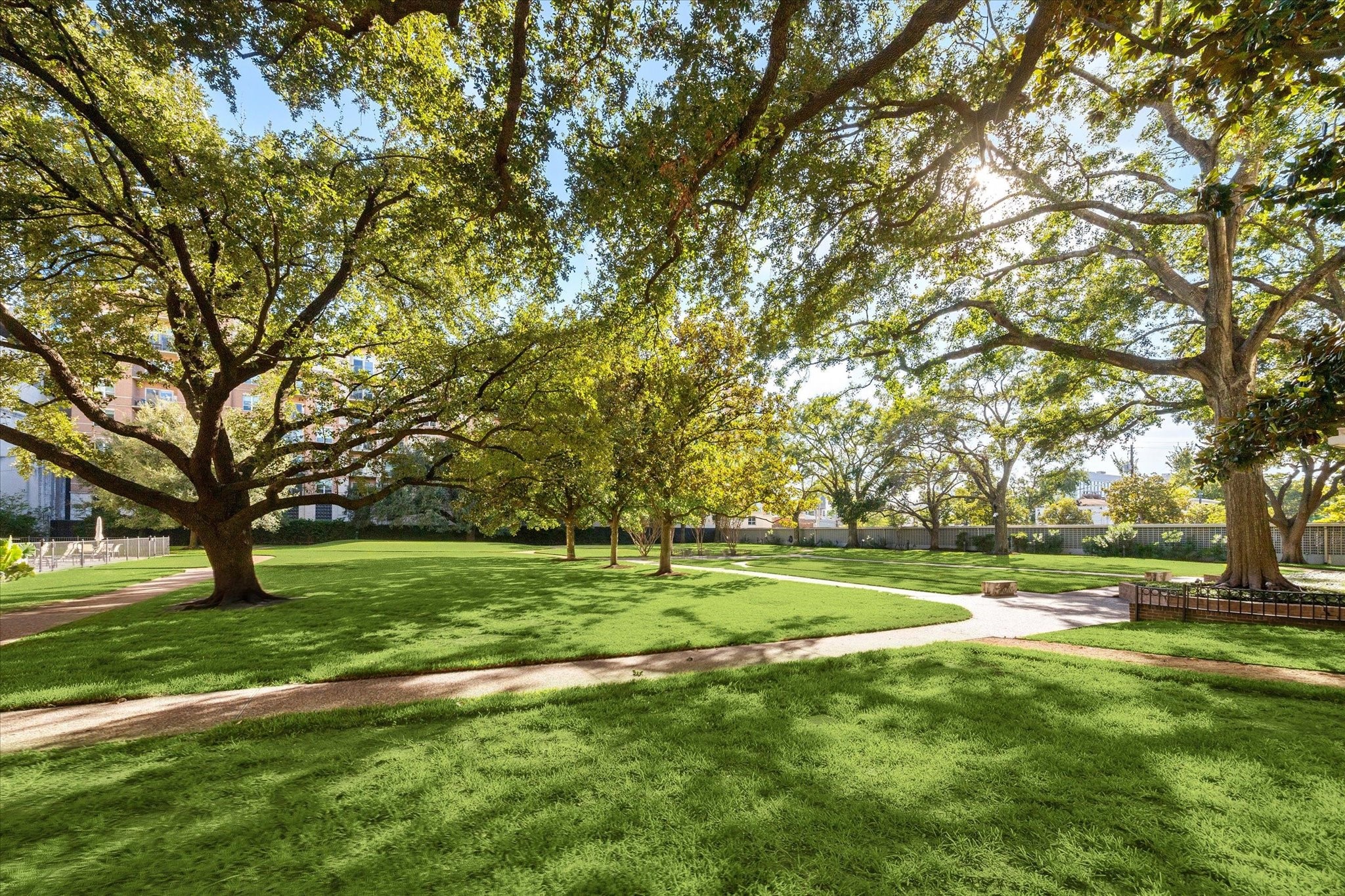 2701 Westheimer Road, Unit PHW Houston, TX 77098 - Photo 32 of 40 Regency house offers a rare opportunity to feature 2 acres of green space, pool, dog run, outside entertainment area and on site trails.