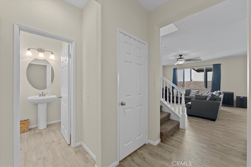 10969 Elkwood Circle Riverside, CA 92503 - Photo 11 of 42 wooden floor view of living room and kitchen with wooden floor