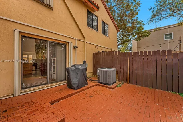 a outdoor space with furniture