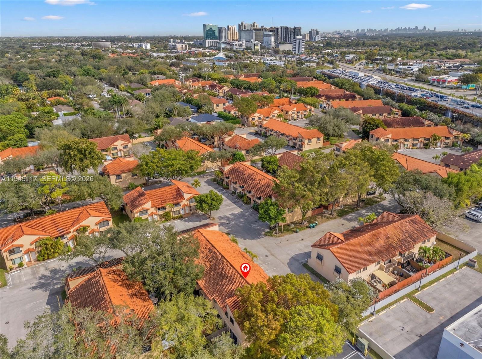 7858 Southwest 102nd Lane Miami, FL 33156 - Photo 19 of 22 an aerial view of residential houses with outdoor space