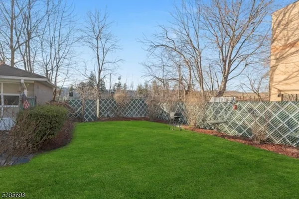 a view of yard with green space