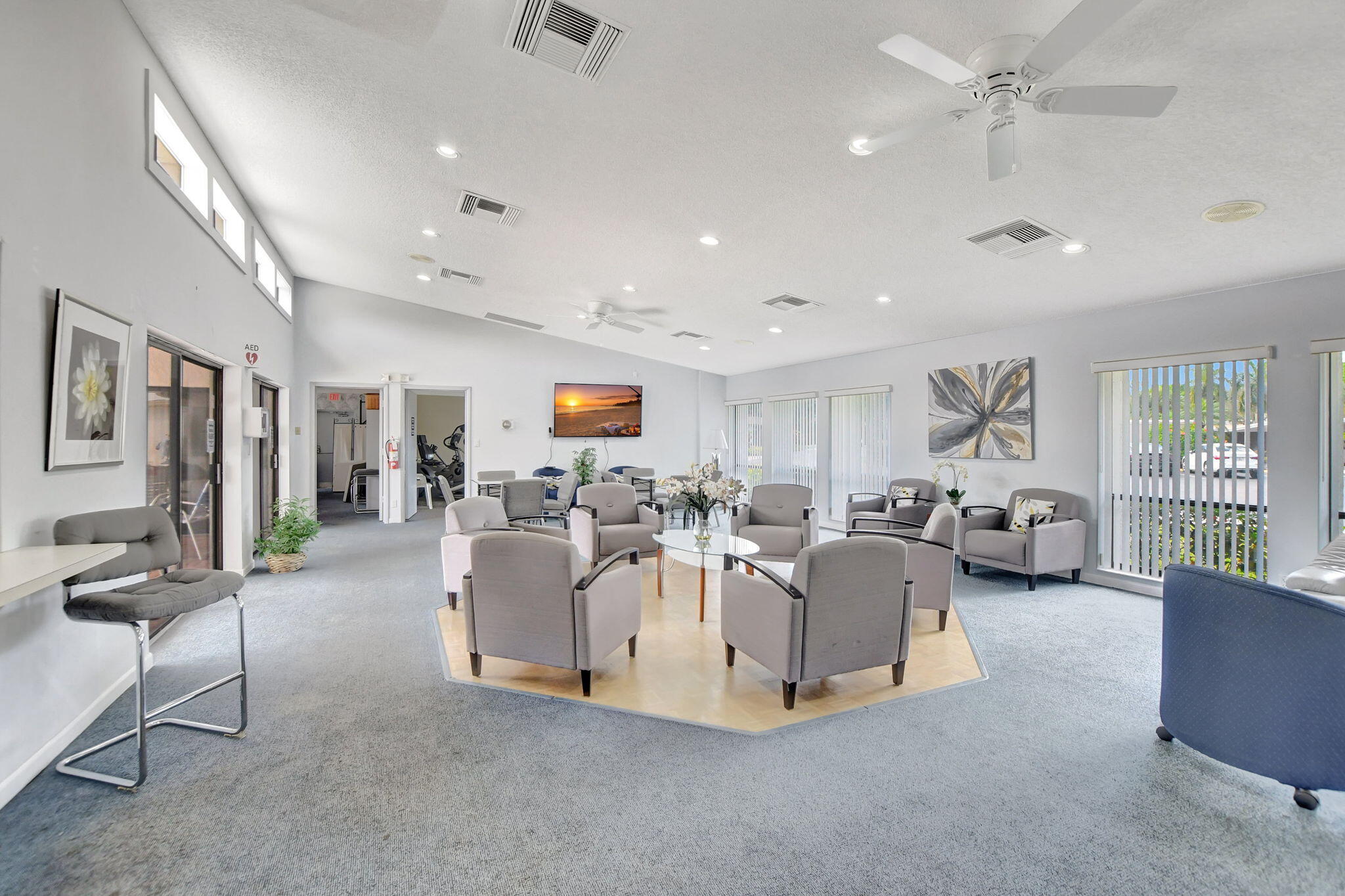 6562 Boca Del Mar Drive, Unit 326 Boca Raton, FL 33433 - Photo 25 of 25 a living room with furniture and a large window