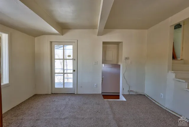 a view of lake with outdoor space