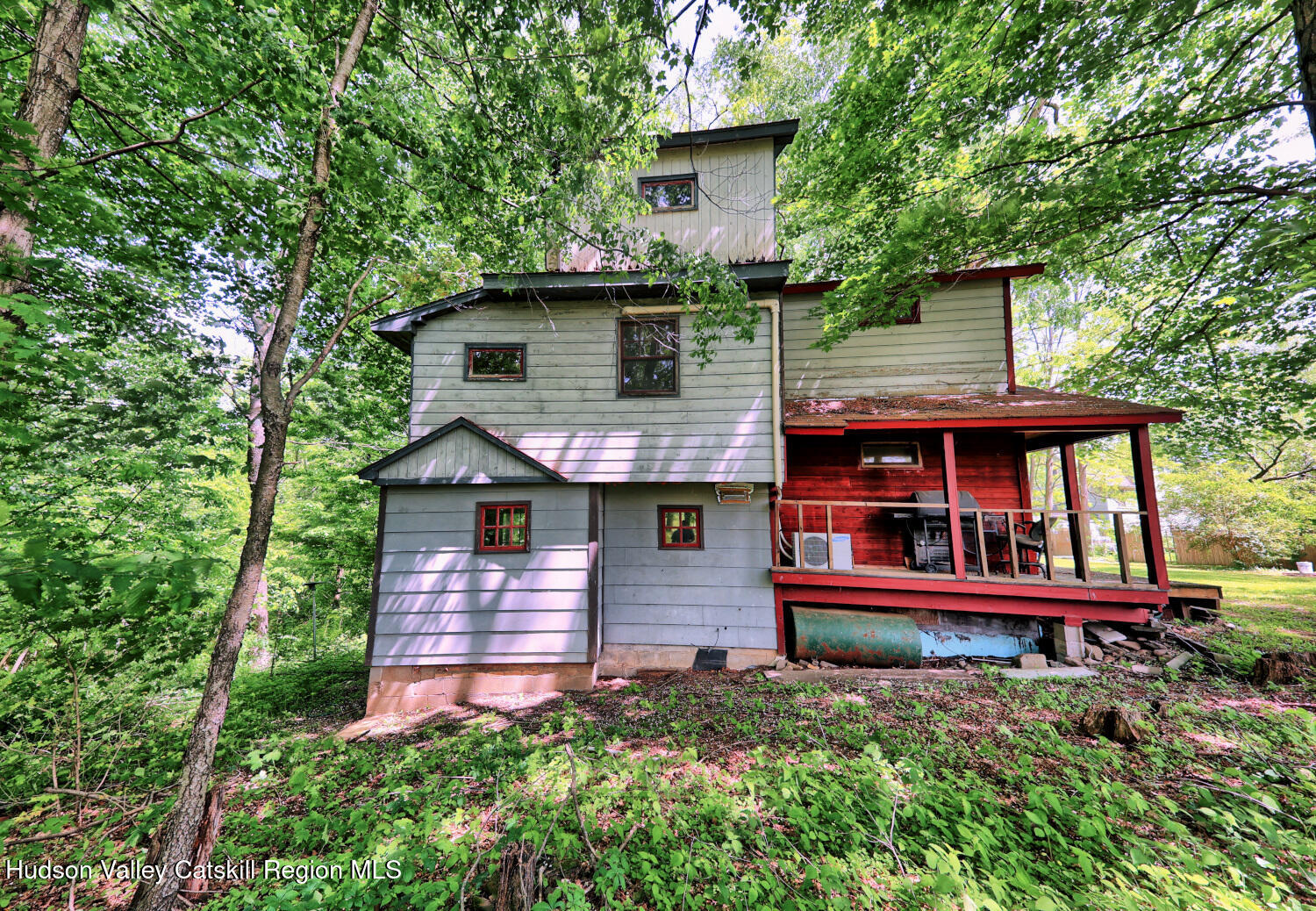 360 Stone Bridge Rd Extension East Durham, NY 12423 - Photo 4 of 83 front view of a house with a small yard