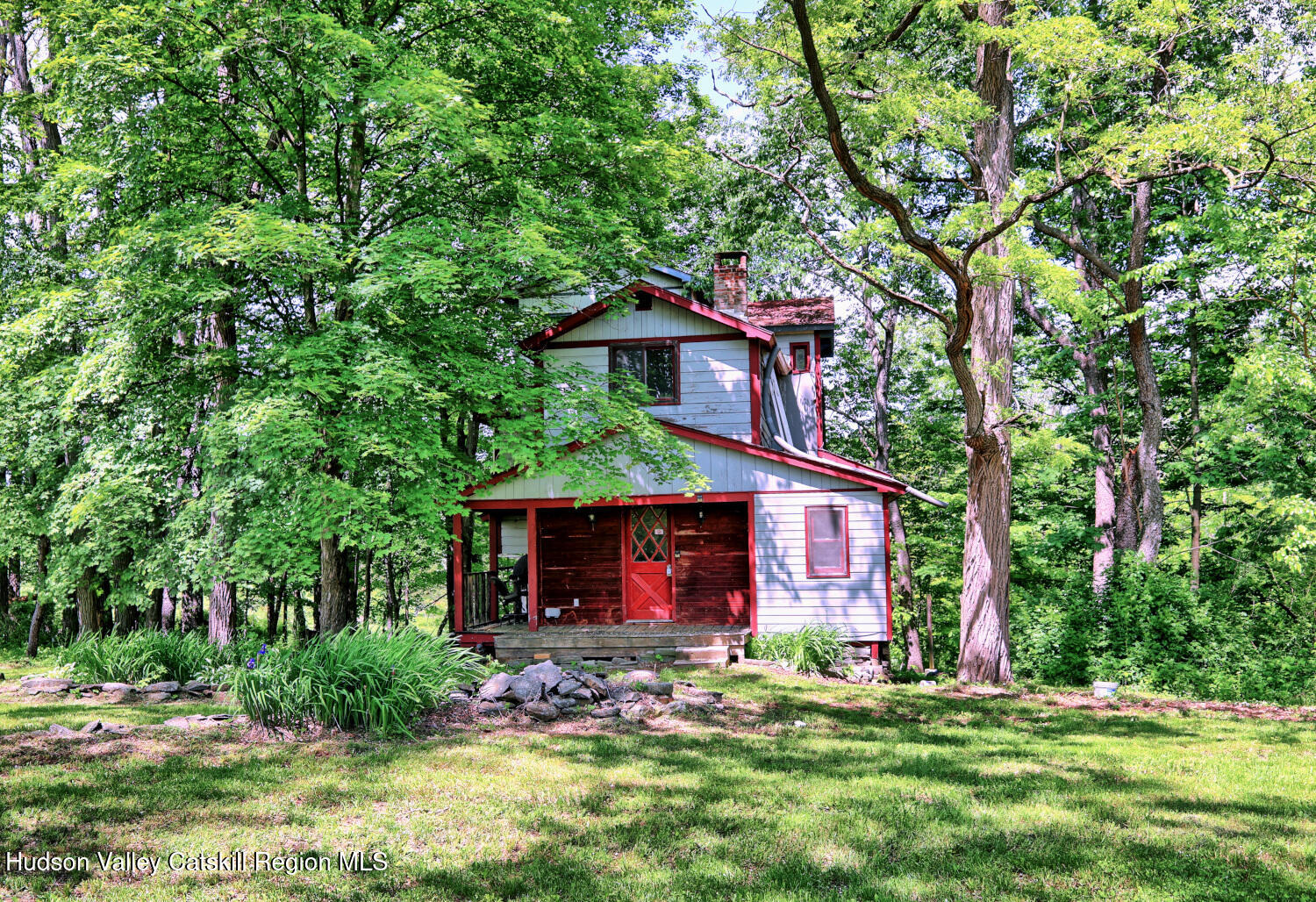360 Stone Bridge Rd Extension East Durham, NY 12423 - Photo 79 of 83 a view of a house with a yard