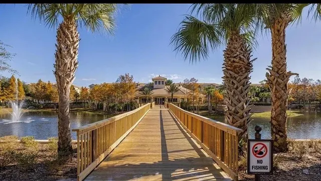 a view of a house with a lake