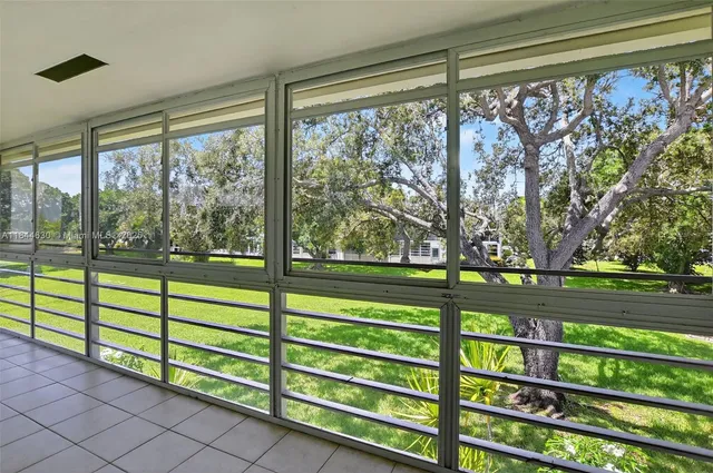 a view of a city from a balcony