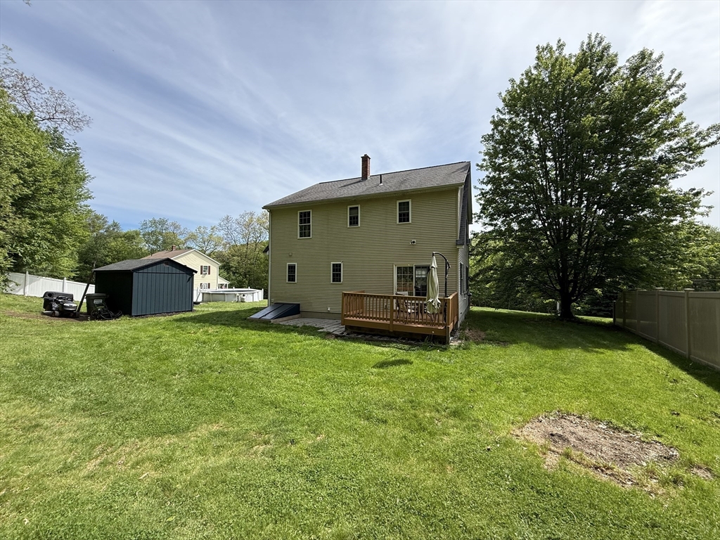 222 Bridge Street Warren, MA 01083 - Photo 35 of 40 a view of a house with backyard