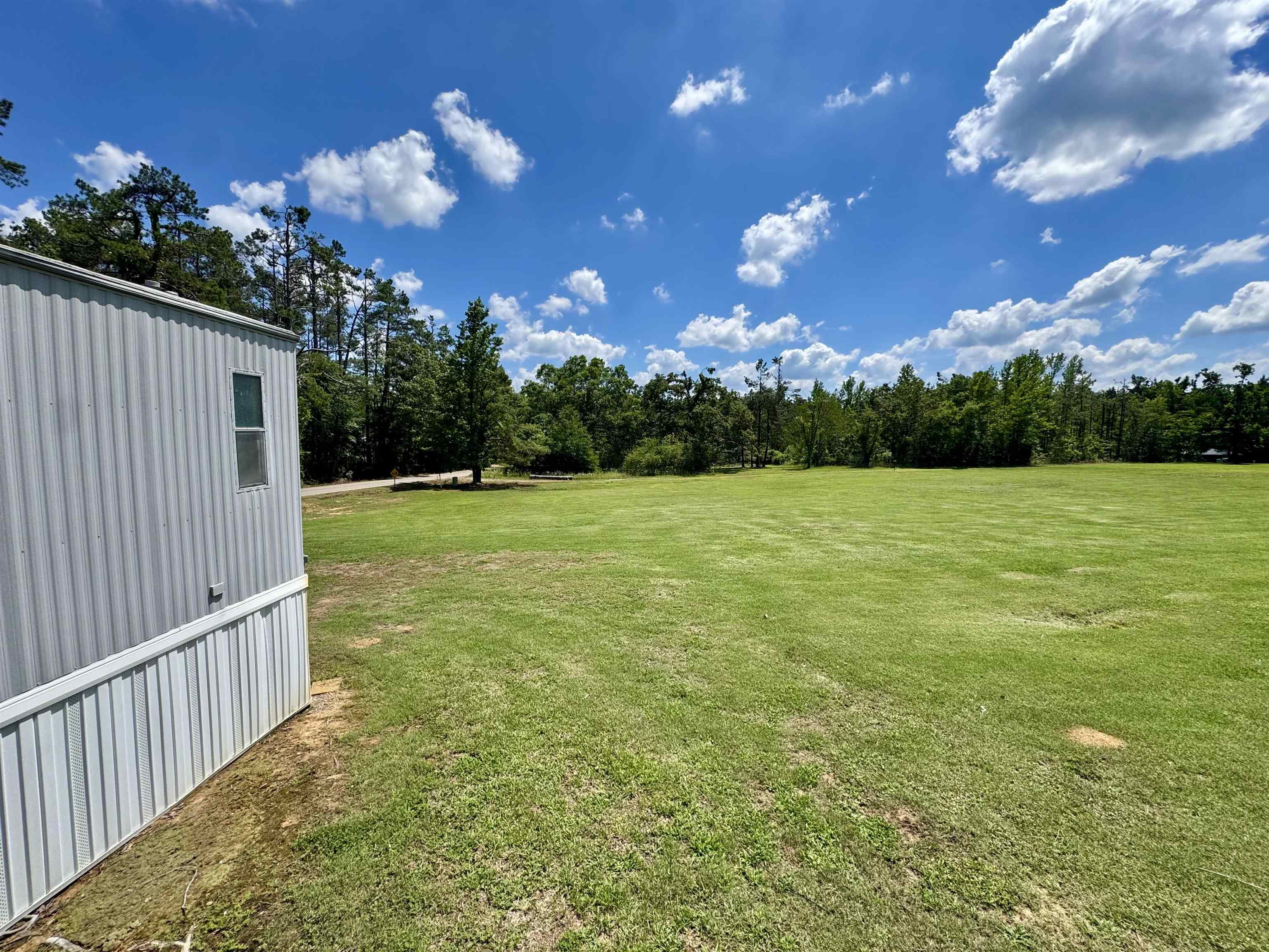 2511 Watkins Road Michie, TN 38357 - Photo 33 of 40 Expansive grassy yard area with perimeter trees and a clear blue sky