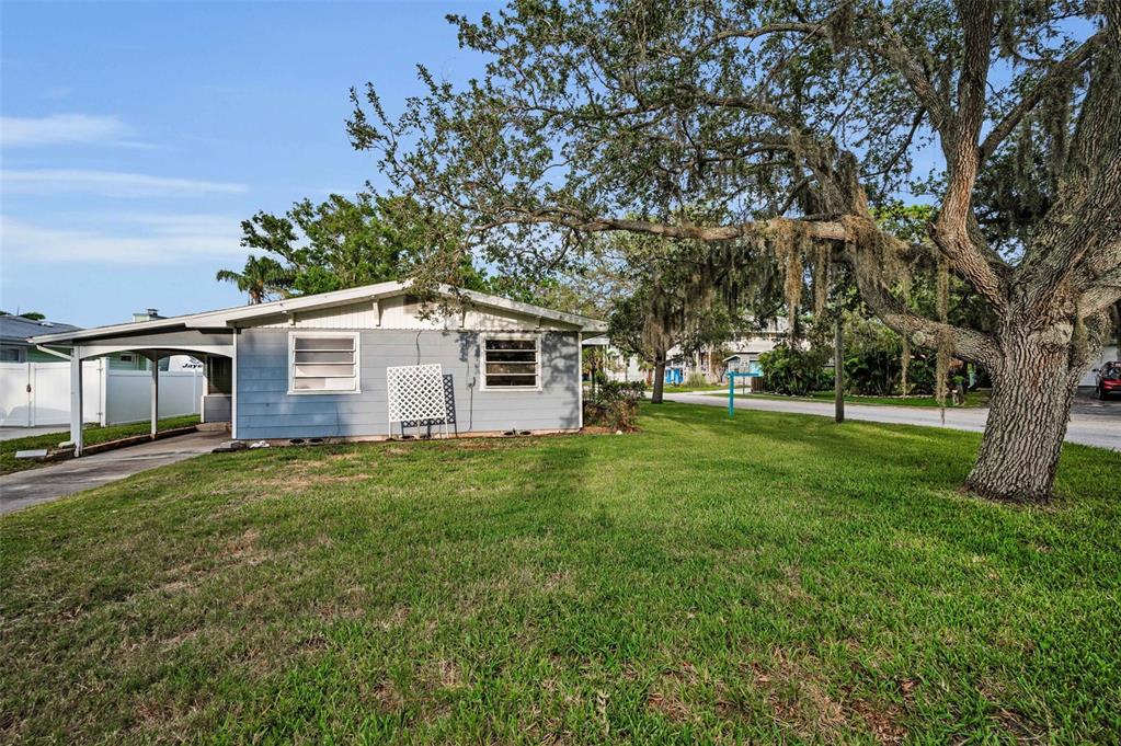 394 Georgia Avenue Crystal Beach, FL 34683 - Photo 19 of 69 a view of a house with backyard
