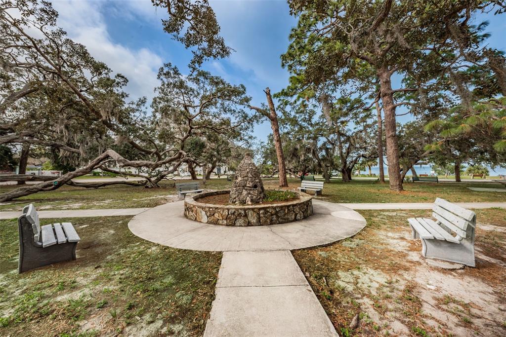 394 Georgia Avenue Crystal Beach, FL 34683 - Photo 59 of 69 a view of a swimming pool with a sitting space