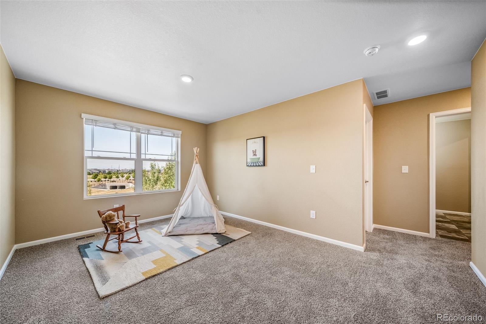 1 South Quantock Street Aurora, CO 80018 - Photo 22 of 43 a view of a room with gym equipment