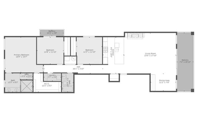a picture of a floor plan