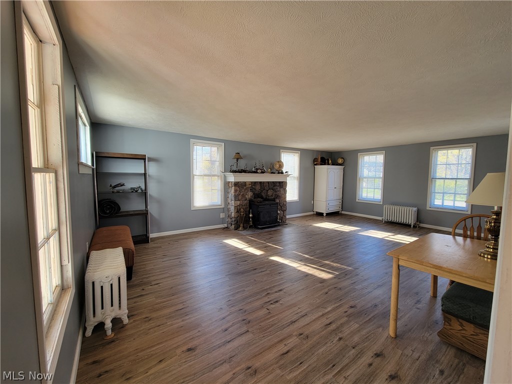 6500 Sanborn Road Ashtabula, OH 44004 - Photo 19 of 35 Huge family room with wood burner