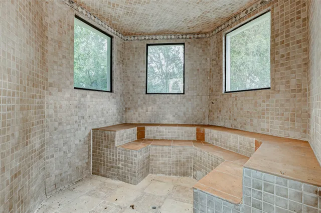 a view of house with deck outdoor seating