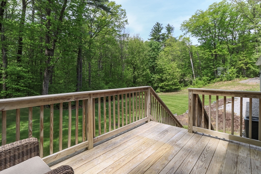 78 Tavern Road Groton, MA 01450 - Photo 32 of 41 a view of a wooden deck