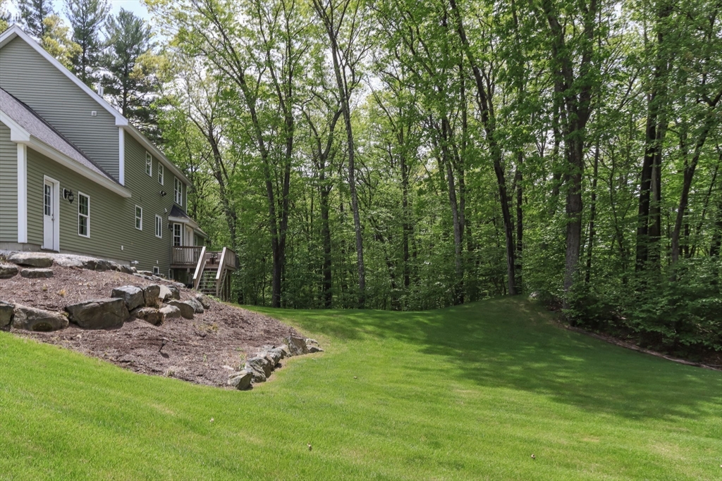 78 Tavern Road Groton, MA 01450 - Photo 35 of 41 a view of a backyard with a trees