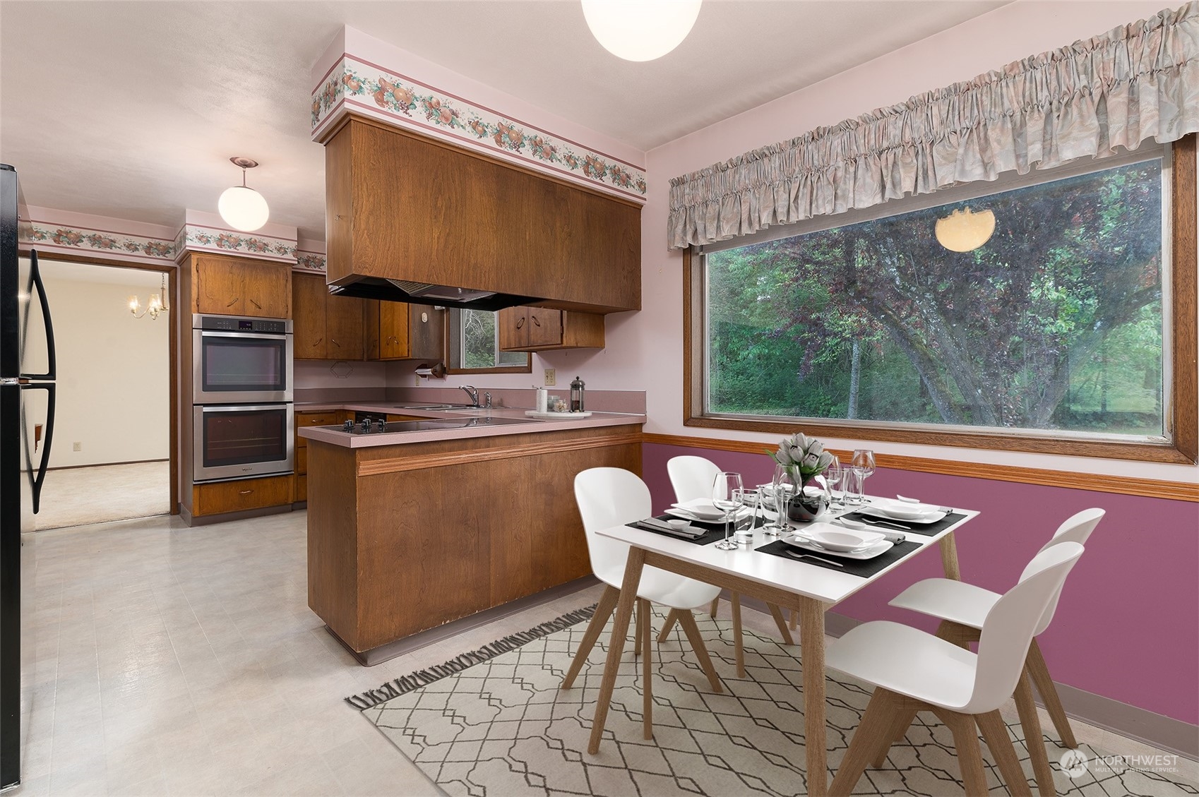 1275 West Axton Road Ferndale, WA 98248 - Photo 11 of 30 a dining room with furniture and a floor to ceiling window