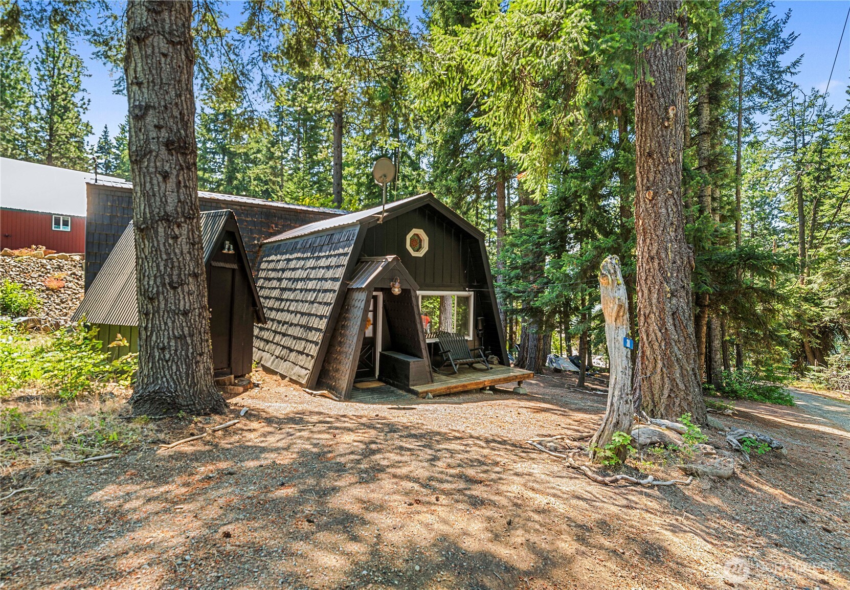 20 Deer Point Lane Ronald, WA 98940 - Photo 4 of 28 a view of a wooden house with large trees