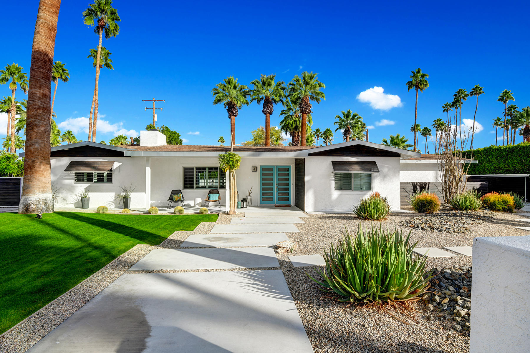 4 Palomino Road Palm Springs, CA 92264 - Photo 1 of 34 FRONT OF HOUSE PULLED BACK MLS