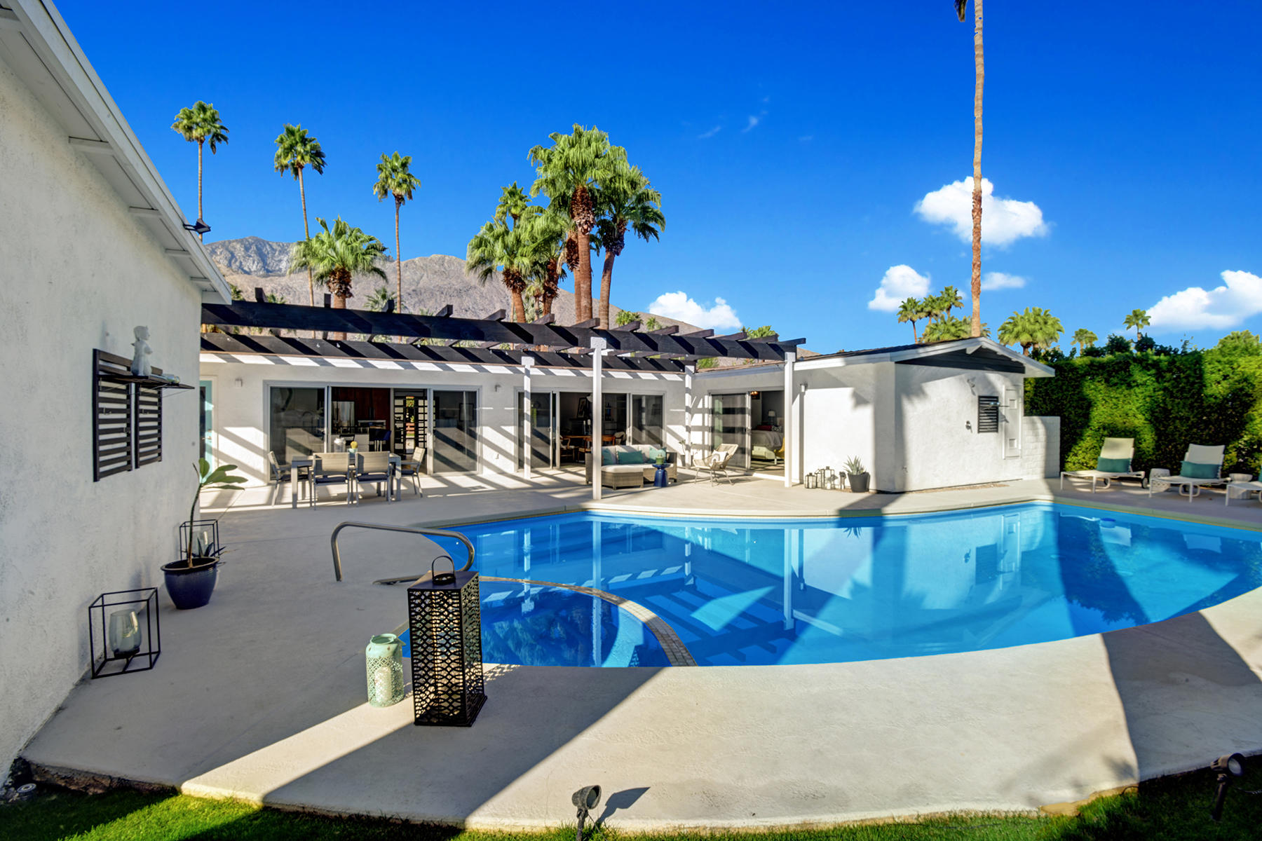 4 Palomino Road Palm Springs, CA 92264 - Photo 34 of 34 SPA AND POOL TO HOUSE REVERSE MLS