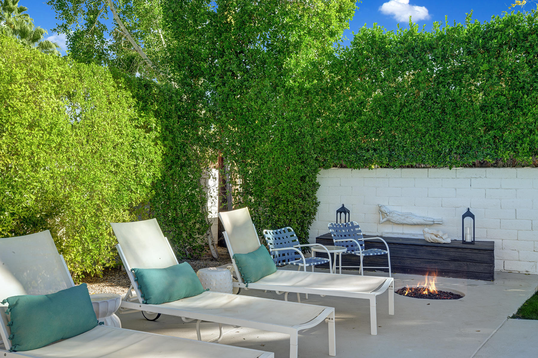 4 Palomino Road Palm Springs, CA 92264 - Photo 6 of 34 CHAISES TO FIRE PIT MLS