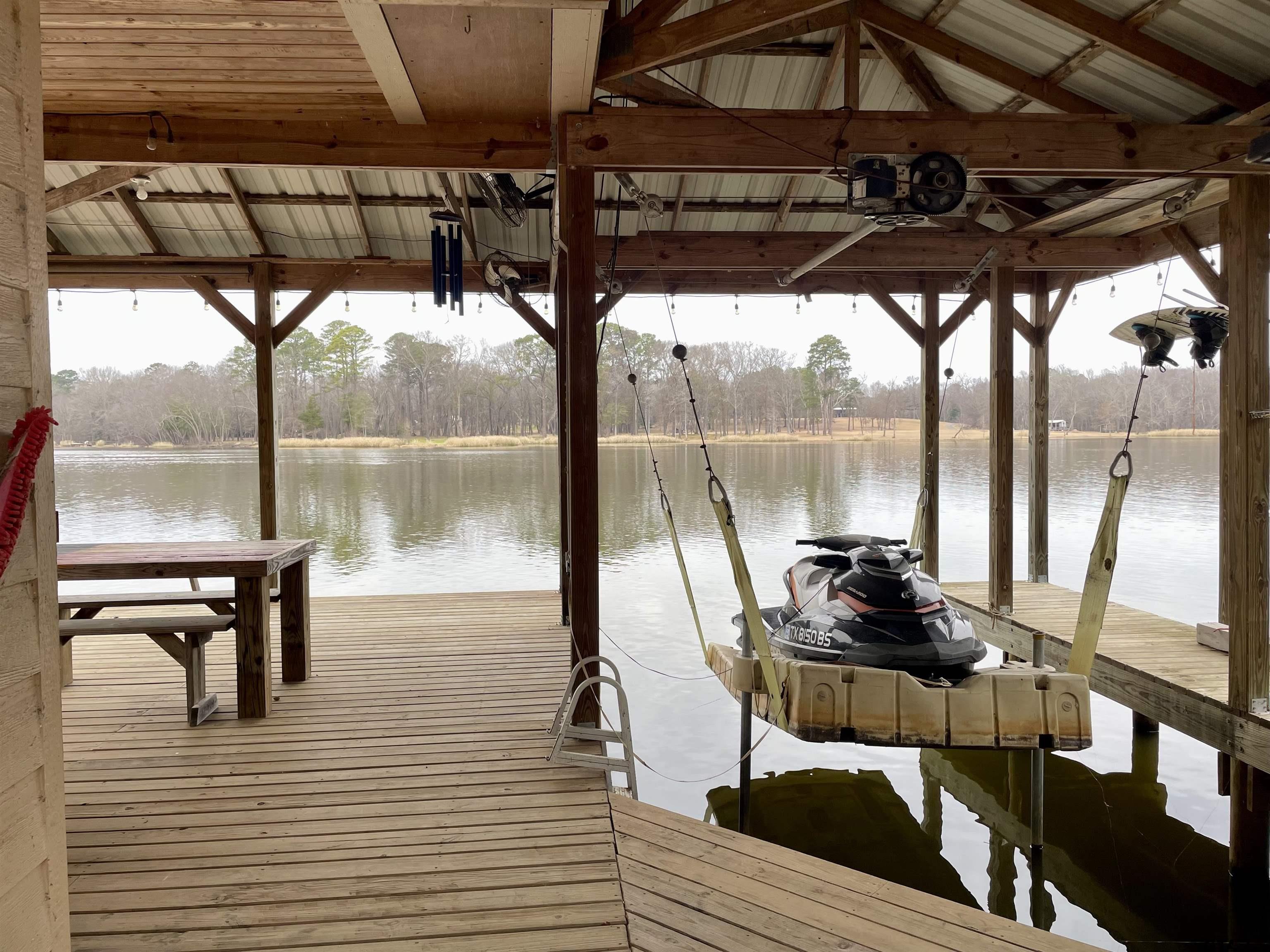 21431 Stevenson Road Frankston, TX 75763 - Photo 5 of 7 a deck view with a ocean view