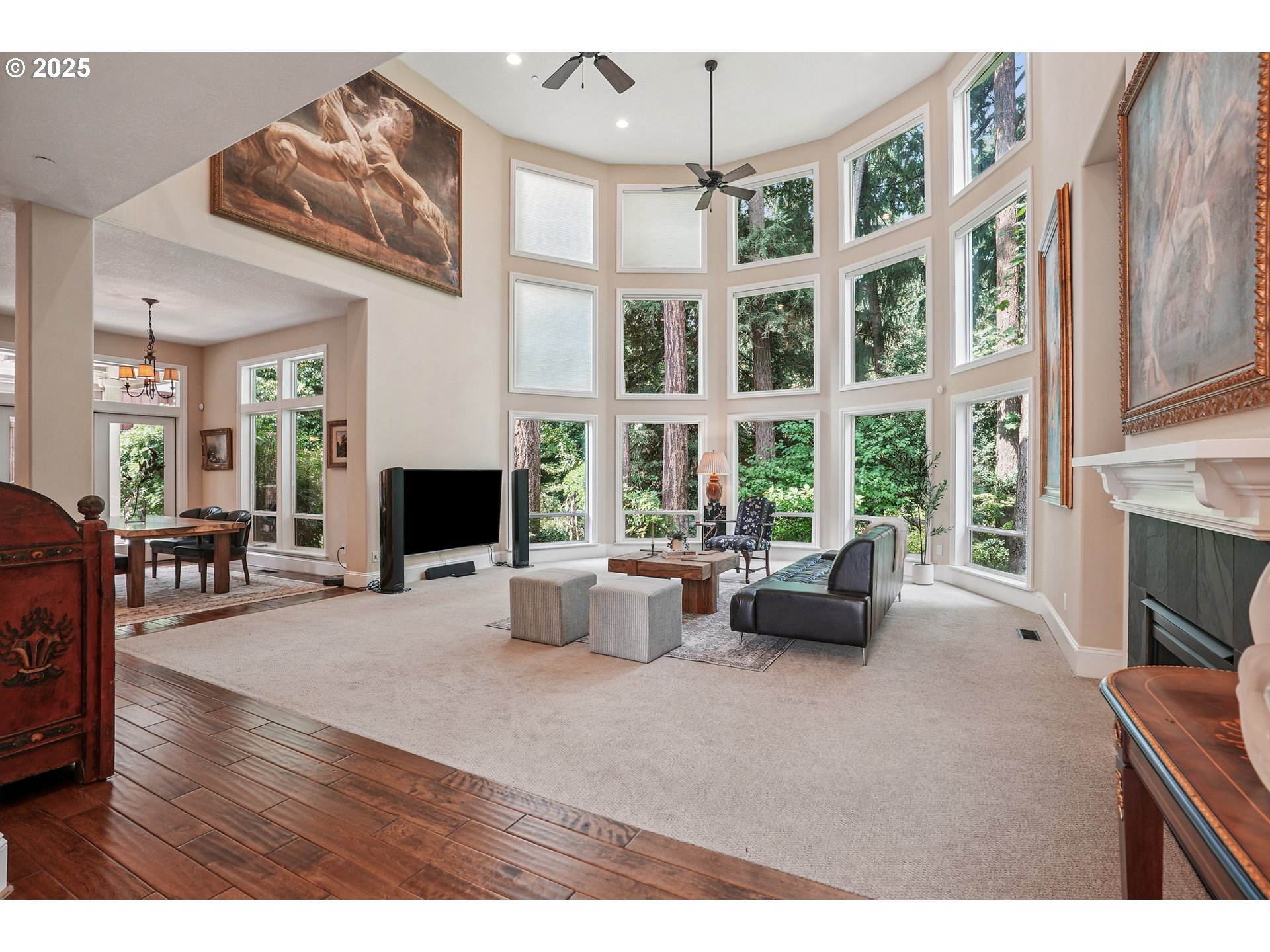 1621 Southeast McBrod Avenue Milwaukie, OR 97222 - Photo 4 of 41 a living room with furniture and a fireplace