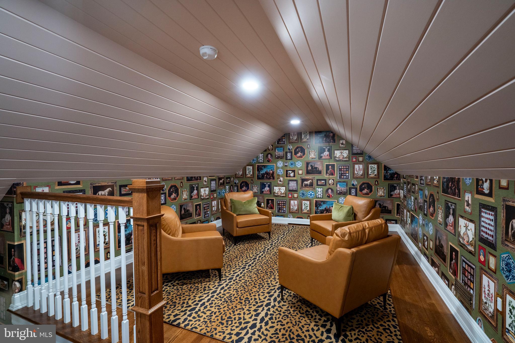 619 McKee Street State College, PA 16803 - Photo 99 of 101 a media room with lots of chairs and a projector