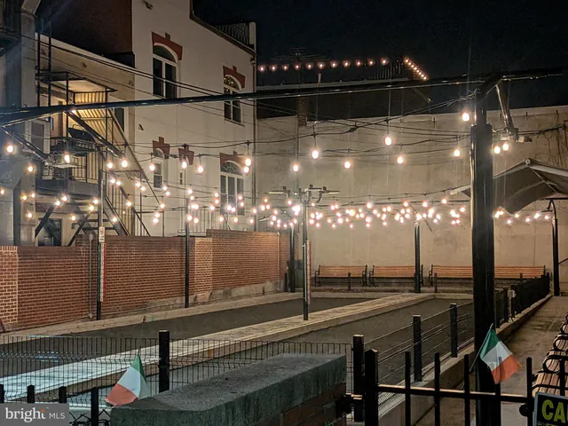 a view of a lobby with a tv