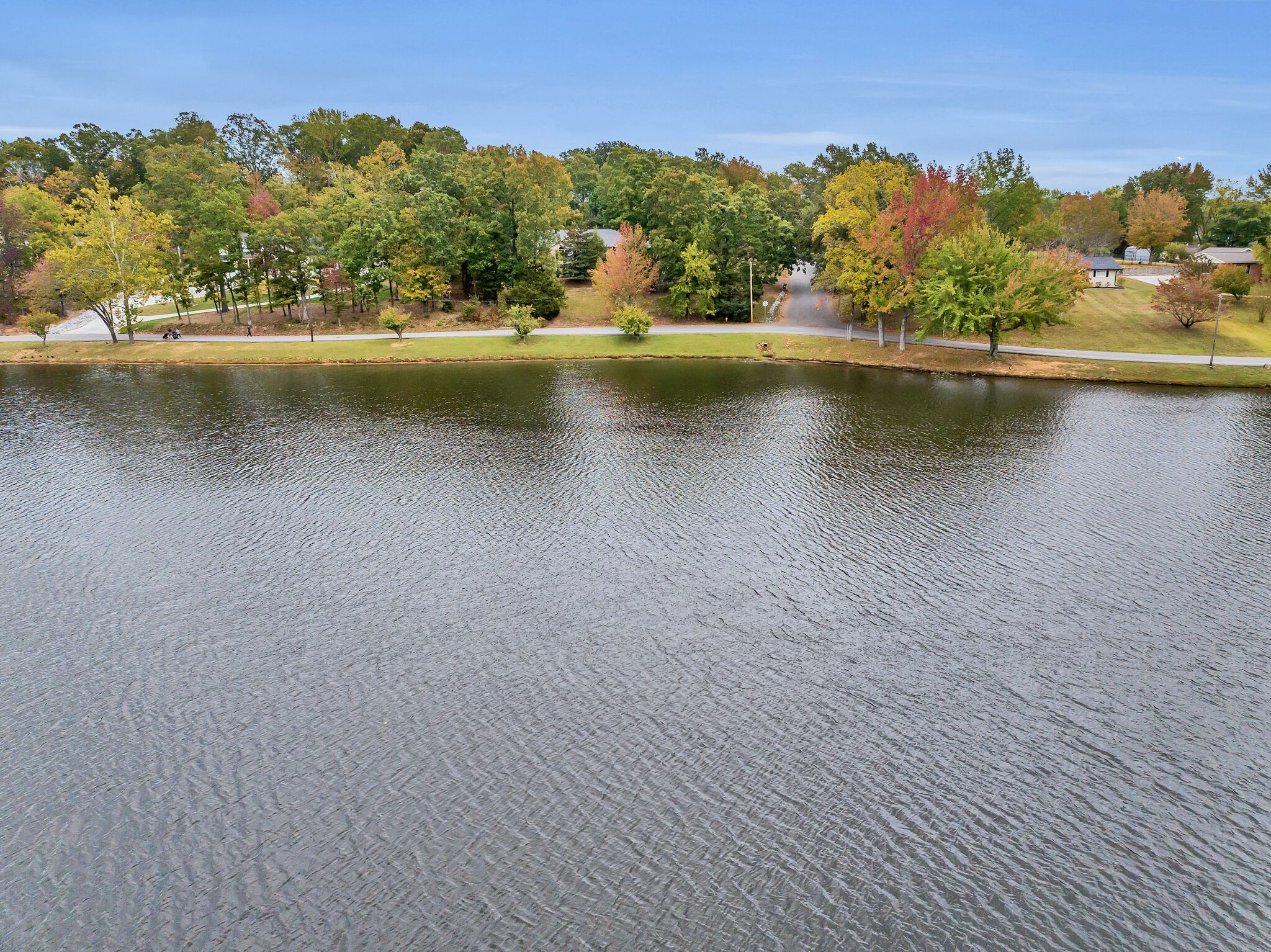 108 Lake Valley Road Dickson, TN 37055 - Photo 42 of 42 an aerial view of residential houses with outdoor space and lake view