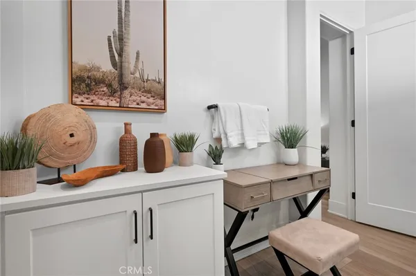 a bathroom with a double vanity sink mirror and double