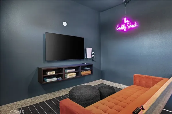 a view of a livingroom with furniture