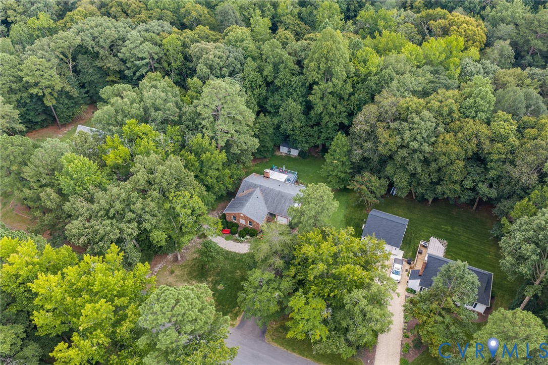 3841 Strawhill Road Richmond, VA 23231 - Photo 47 of 56 Expansive treed lot featuring a brick residence, s