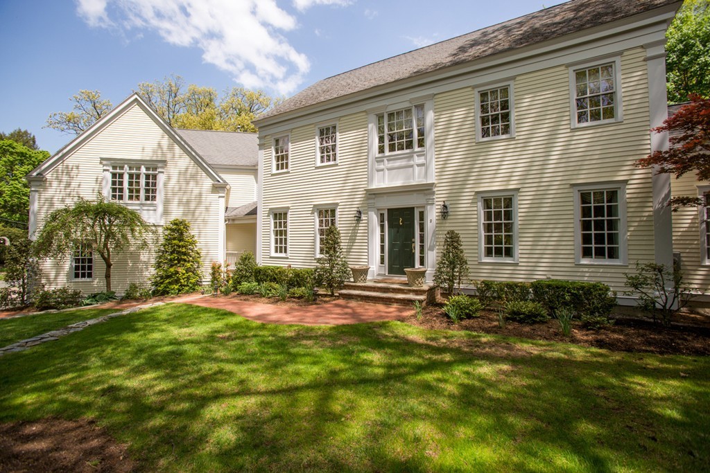 8 Cushing Road Wellesley, MA 02481 - Photo 1 of 17 a view of a yard in front of a house