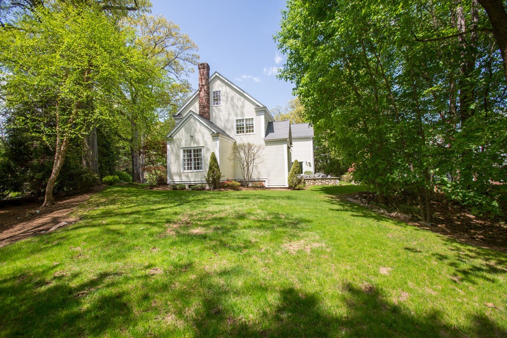 8 Cushing Road Wellesley, MA 02481 - Photo 17 of 17 a view of a house with backyard and garden
