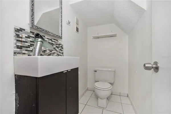 an outdoor space with seating