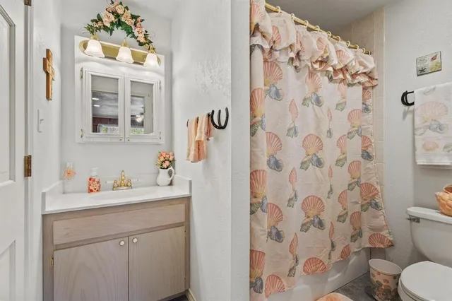 a bathroom with a sink and a toilet