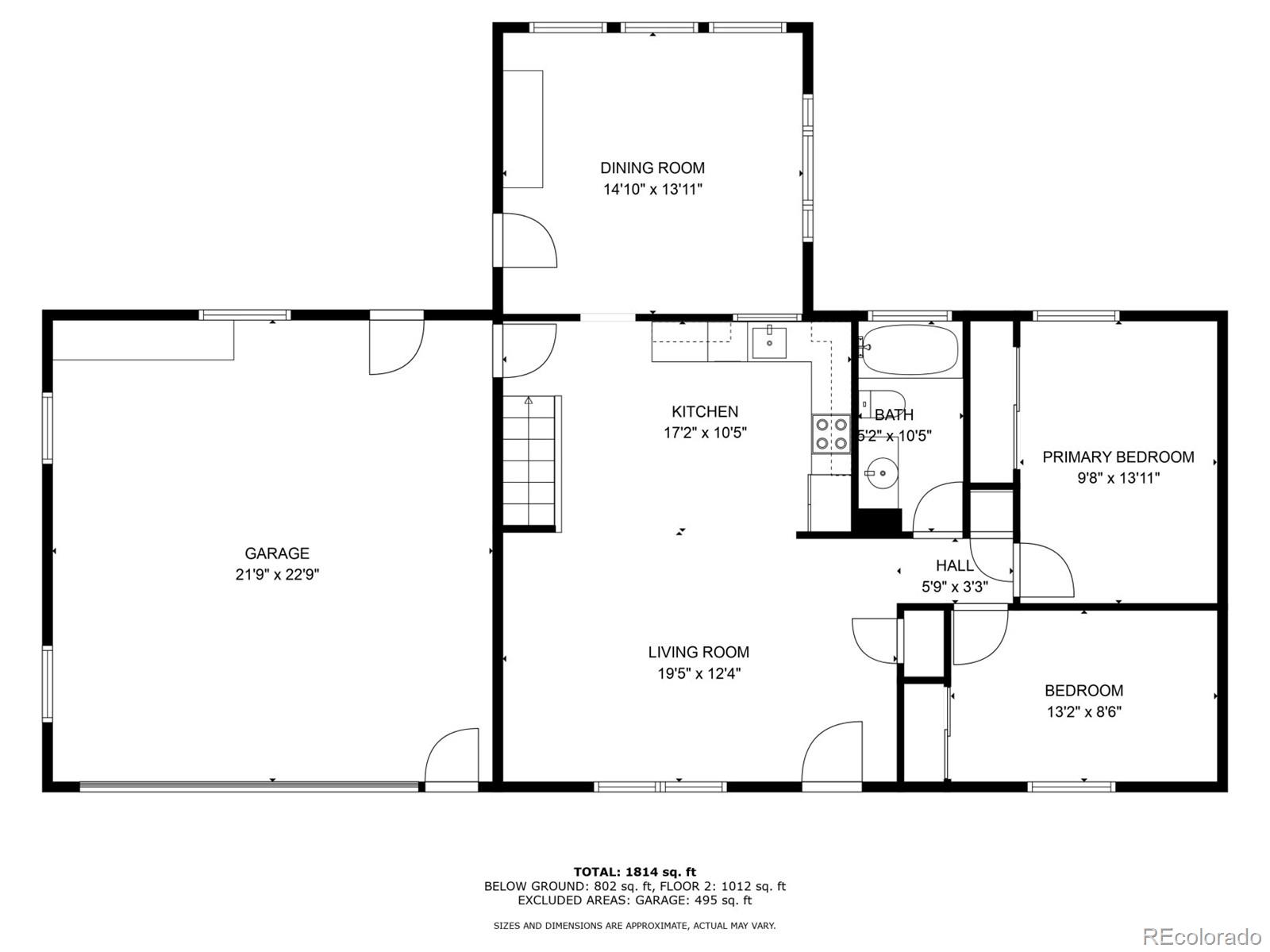 7720 Kendall Street Arvada, CO 80003 - Photo 41 of 45 a picture of a floor plan