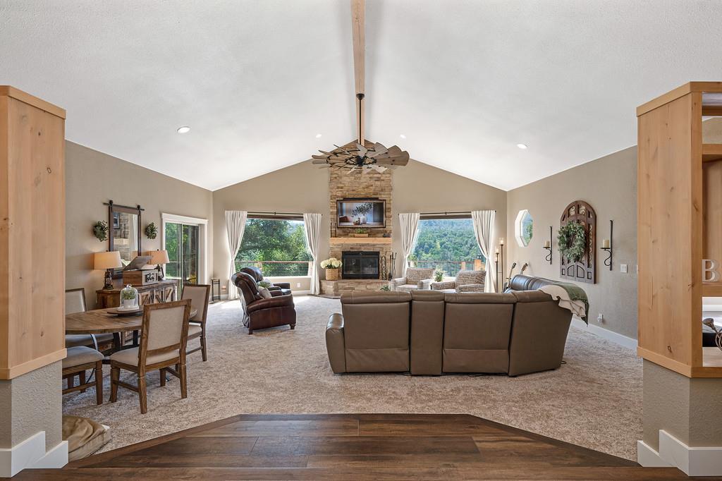 3716 Murphy Ranch Road Placerville, CA 95667 - Photo 19 of 87 Family Room with beautiful high ceilings!