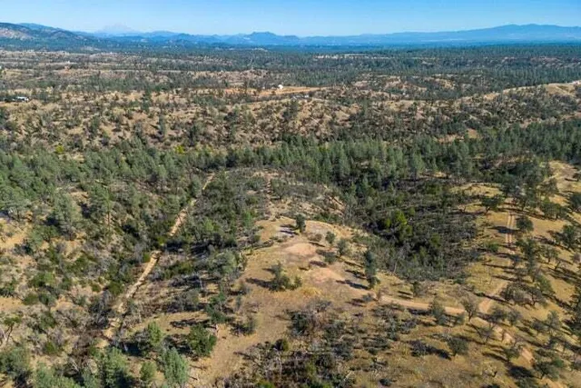 a view of city and mountain