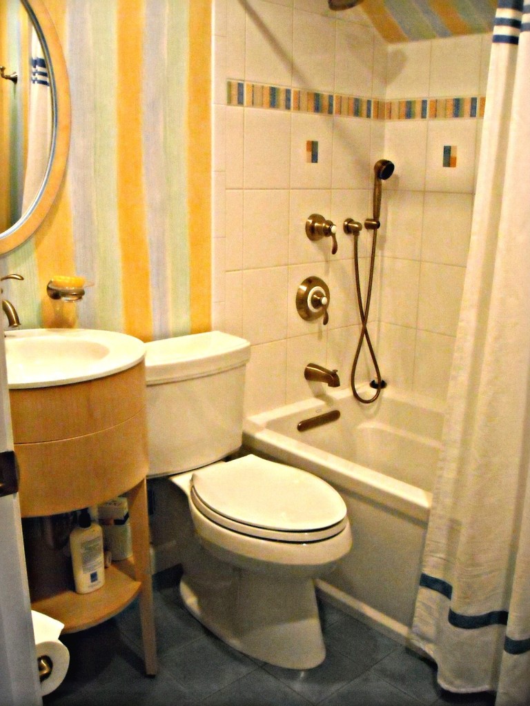 210 Hupi Road Monterey, MA 01245 - Photo 16 of 39 a white toilet sitting next to a bathroom sink and a shower