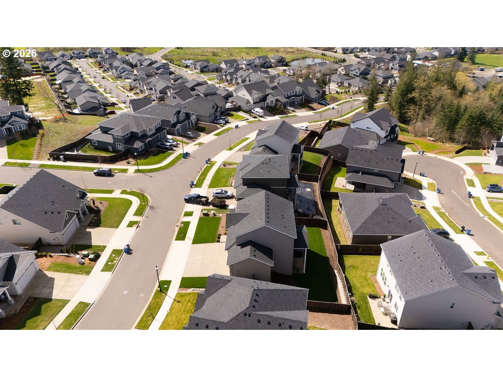 9149 North Hargrave Street Camas, WA 98607 - Photo 33 of 36 an aerial view of residential houses with outdoor space